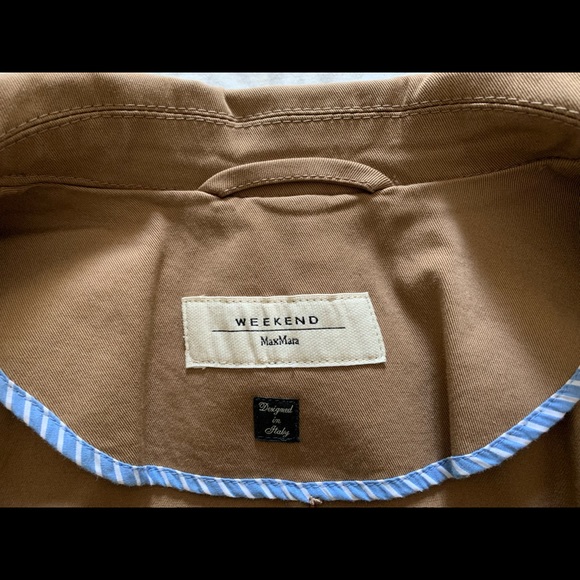 Weekend Max Mara dark khaki short trench - Picture 4 of 16